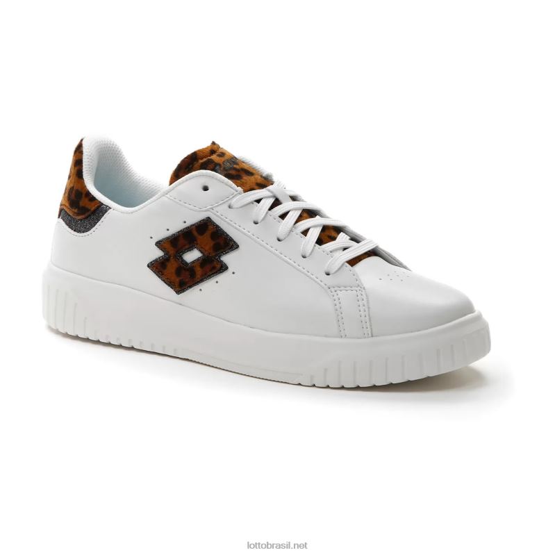 branco/castanho mel/castanho fundente Lotto mulheres venus amf iii animalier w J6J6Z729