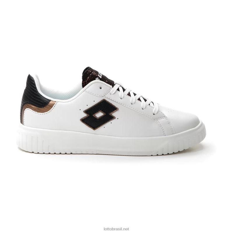 branco/todo preto/bronze escuro Lotto mulheres venus amf iii py w J6J6Z746