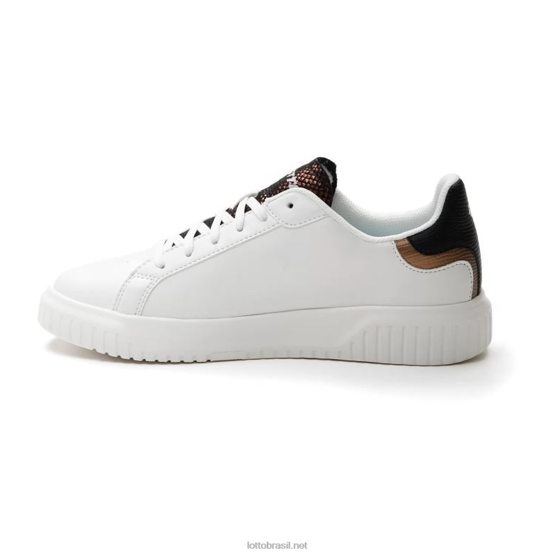 branco/todo preto/bronze escuro Lotto mulheres venus amf iii py w J6J6Z746