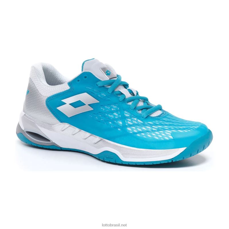 pássaro azul/todo branco/metal prateado Lotto mulheres mirage 100 spd w J6J6Z768