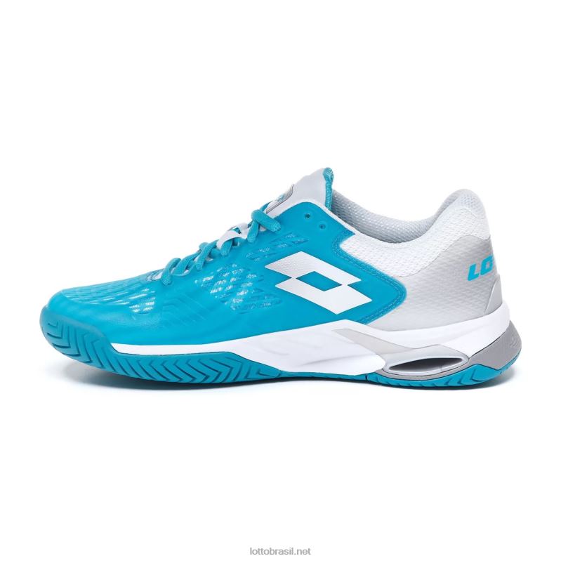 pássaro azul/todo branco/metal prateado Lotto mulheres mirage 100 spd w J6J6Z768