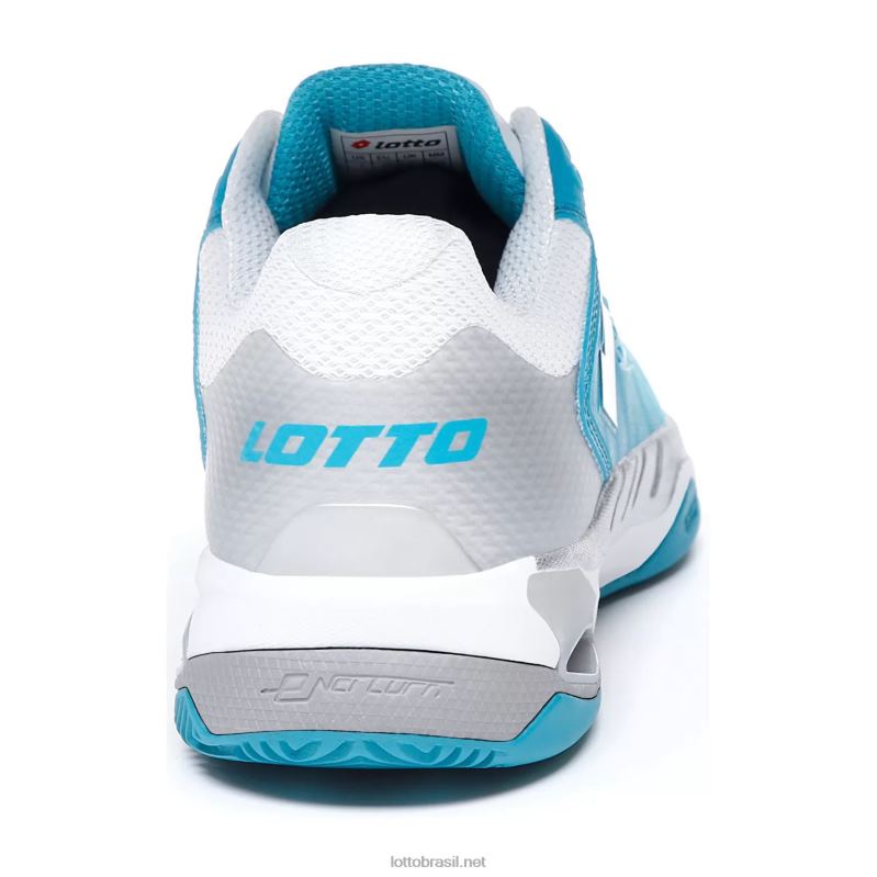 pássaro azul/todo branco/metal prateado Lotto mulheres miragem 100 cly w J6J6Z769
