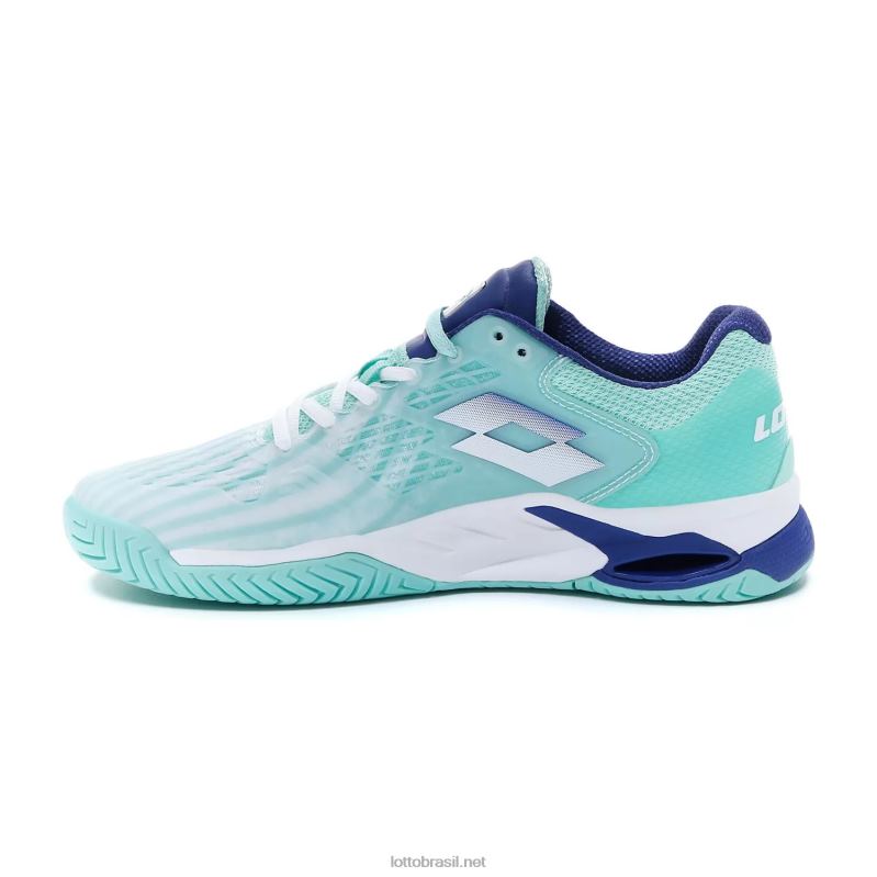 todo branco/azul sodalita/repolho verde Lotto mulheres mirage 100 spd w J6J6Z766