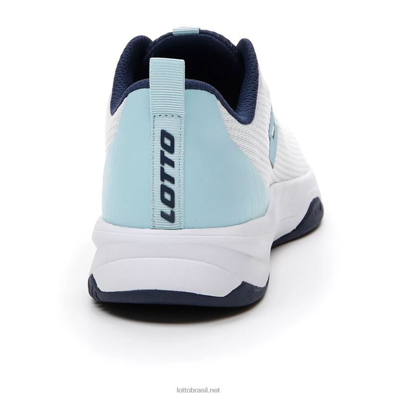 todo branco/águas claras/azul marinho Lotto mulheres mirage 600 alr w J6J6Z760