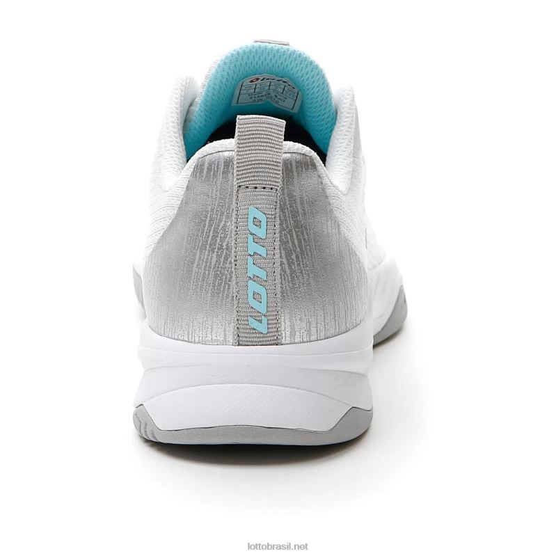 todo branco/metal prateado 2/azul paraíso Lotto mulheres mirage 600 alr w J6J6Z772