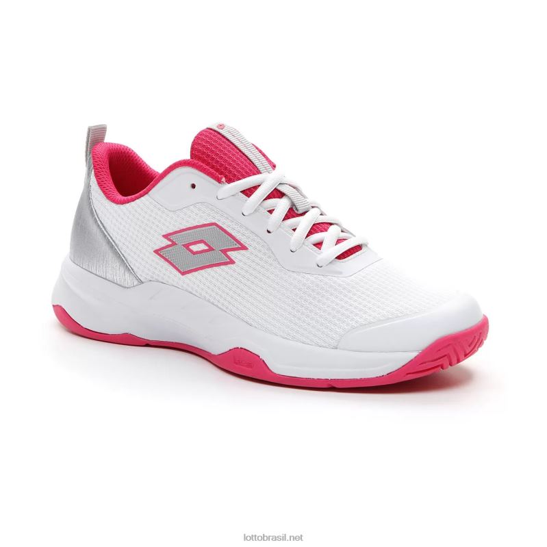 todo branco/metal prateado 2/rosa glamoroso Lotto mulheres mirage 600 alr w J6J6Z761