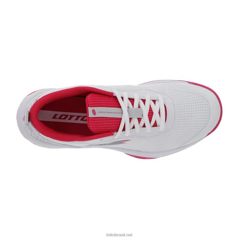 todo branco/metal prateado 2/rosa glamoroso Lotto mulheres mirage 600 alr w J6J6Z761