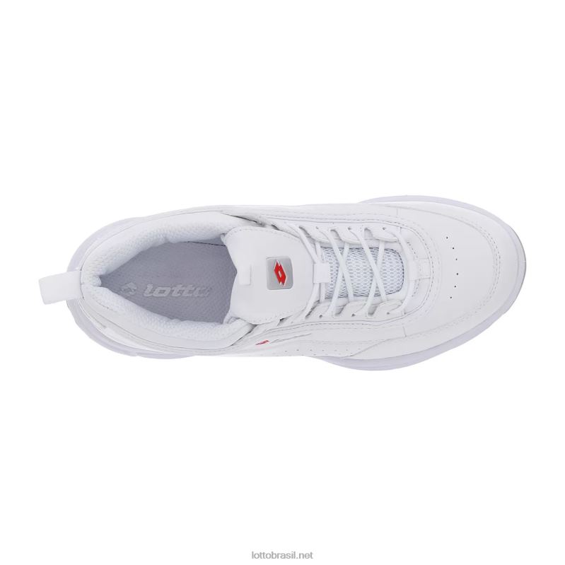 todo branco/vermelho chama Lotto mulheres love ride prime ii w J6J6Z725