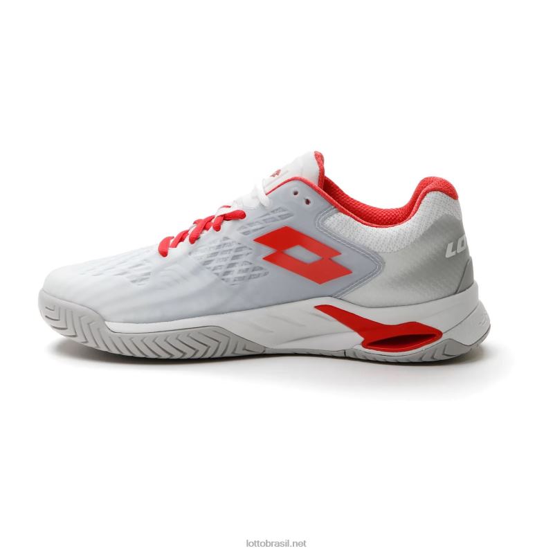 tudo branco/vermelho papoula Lotto mulheres mirage 100 spd w J6J6Z753