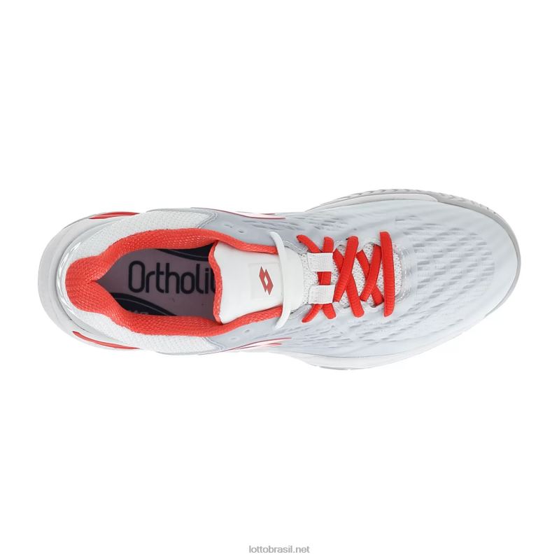 tudo branco/vermelho papoula Lotto mulheres mirage 100 spd w J6J6Z753